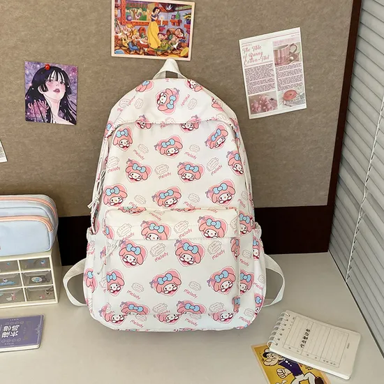 Elementary School Backpack Lightweight Children′s Backpack Cute Large Capacity Nylon Backpack
