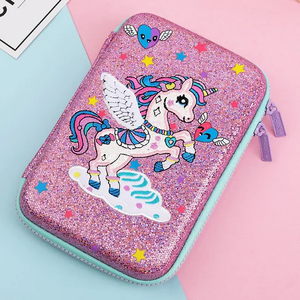 Elementary School Pencil Case 3D Stationery Pencil Case Pouch for Student