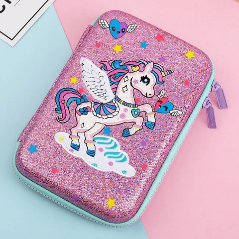 Elementary School Pencil Case 3D Stationery Pencil Case Pouch for Student