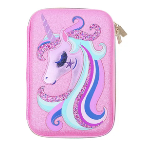 Children Pencil Case 3D Stationery Box Cartoon Transparent Pencil Pouch
