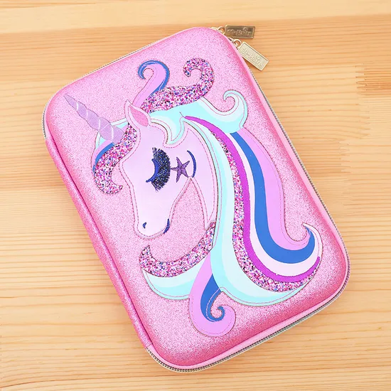 Children Pencil Case 3D Stationery Box Cartoon Transparent Pencil Pouch