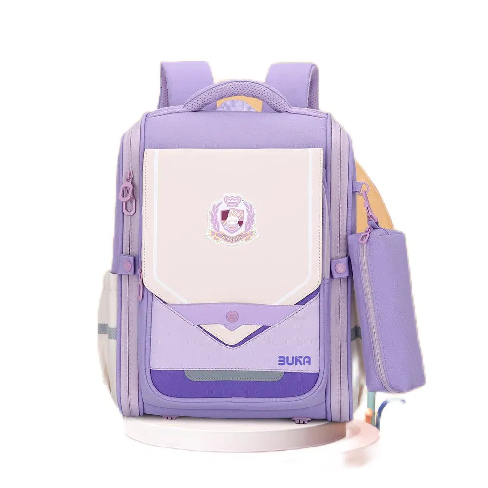 Children Backpack Primary School Boy and Girl Large Capacity Lightweight Load Reducing and Spine Protection Backpack