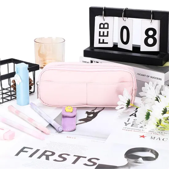 New Large Capacity Pen Bag Stationery Box Primary School Student Stationery Bag
