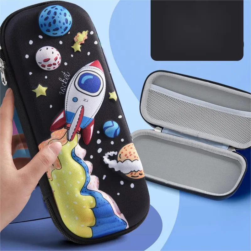 EVA Pencil Case 3D Cartoon Pencil Case for Primary and Secondary School Students