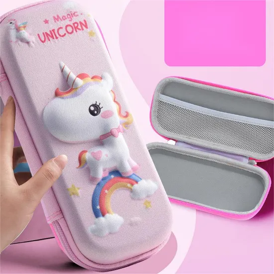 EVA Pencil Case 3D Cartoon Pencil Case for Primary and Secondary School Students
