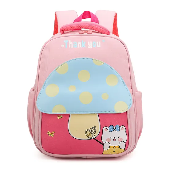 New Children′s Kindergarten School Bag Cute Cartoon Backpack Lightweight Large Capacity Backpack