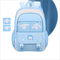 New Primary School Student School Backpack Cartoon Lightweight Children′s Backpack