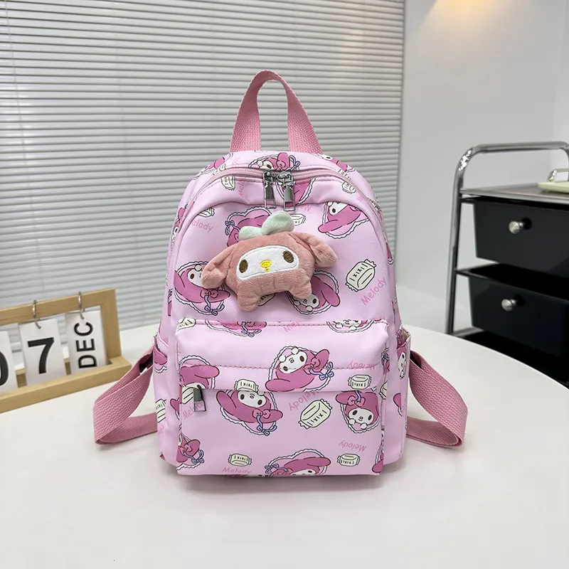 New Children&prime;s Cartoon Exquisite Doll Backpack with Large Capacity Children&prime;s Backpack