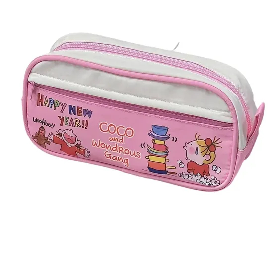 Cute Cartoon Pencil Case Student Stationery Bag Large Capacity Pencil Case