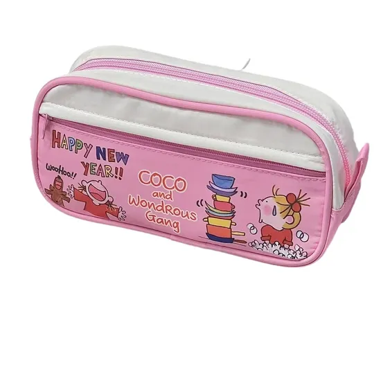 Cute Cartoon Pencil Case Student Stationery Bag Large Capacity Pencil Case