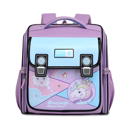 New Cartoon Anime Fashionable Primary School Students Load Reduction Spinal Protection Backpack