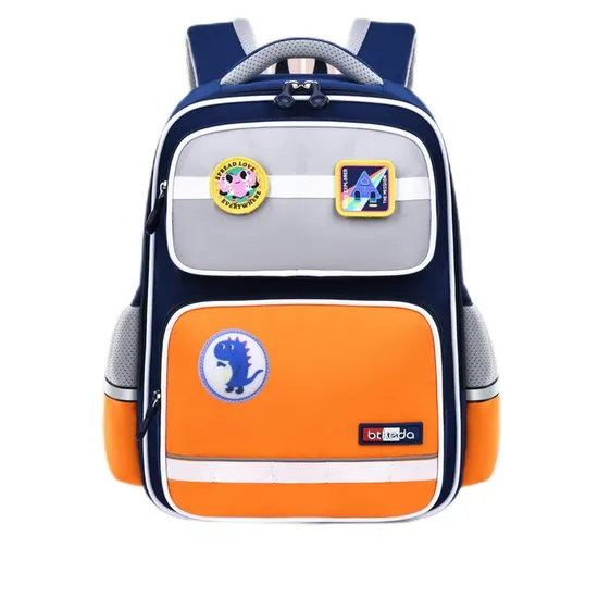Backbone Protection Backpack for Primary School Students in Grades 2-6 Reducing Weight for Boys and Girls Children′s Backpack