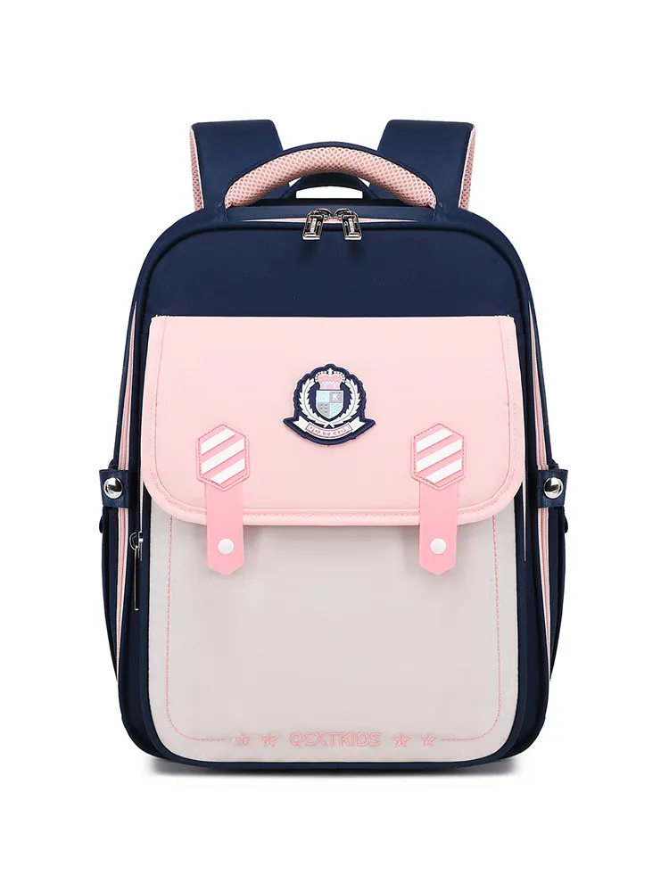 New Children&prime;s Primary School Backpack for Girls and Boys Lightweight Weight Reducing Backbone Protection Backpack