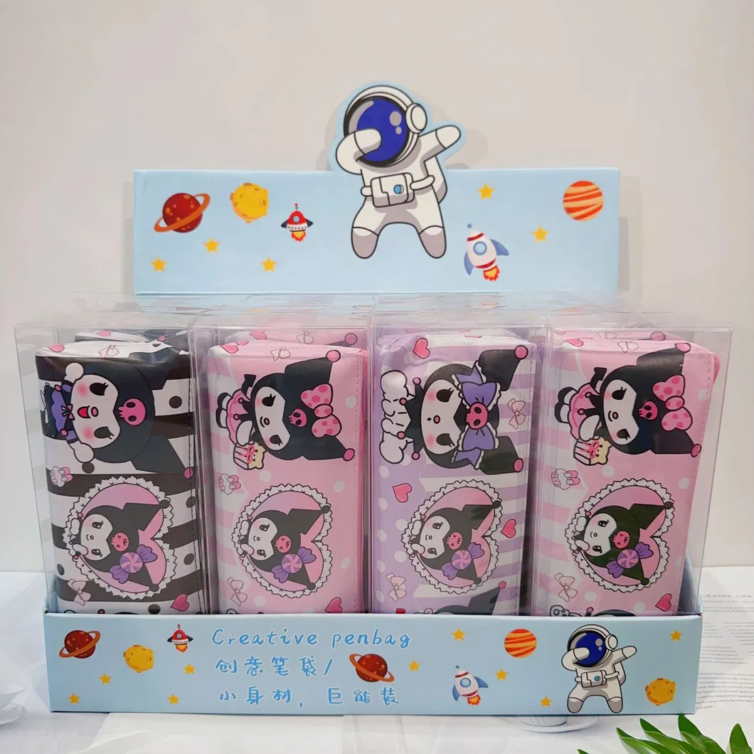 New Cartoon Large Capacity Pen Bag Cute Stationery Bag Storage Bag
