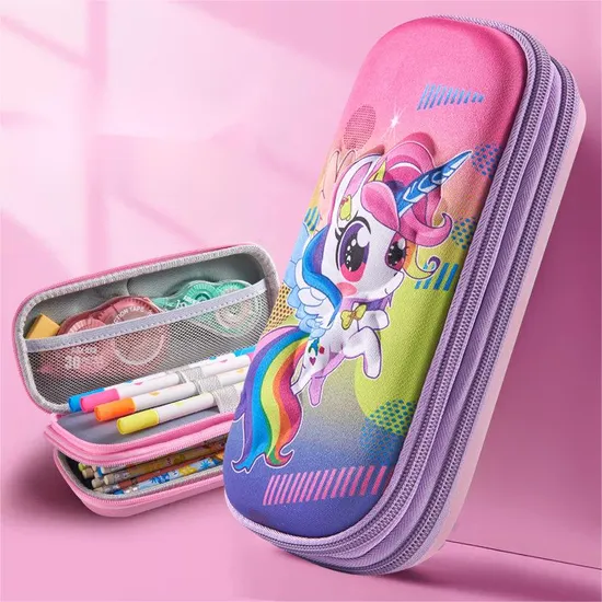 Elementary School Pencil Case Stationery Box Large Capacity Pencil Case Children′s Pencil Case Pencil Pouch