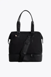 Custom Size Logo Unisex Canvas Travel Duffel Duffle Weekender Tote Bag with Shoulder Strap Bottom Shoes Compartment