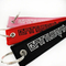 High Quality Custom Handmade Embroidery Woven Keychain Tag Woven Keychain with Your Own Logo