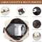2024 New Custom Leather Travel Bags Gym Weekender Duffle Bag with Shoes Compartment