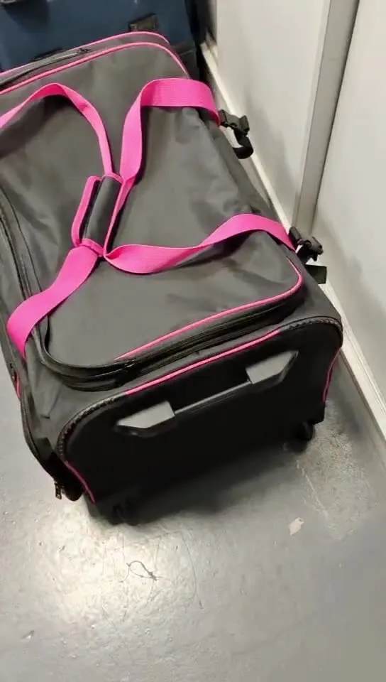 Customized Durable Trolley Garment Storage Travel Carry-on Gymnastic Competition Dance Garment Duffel Bag