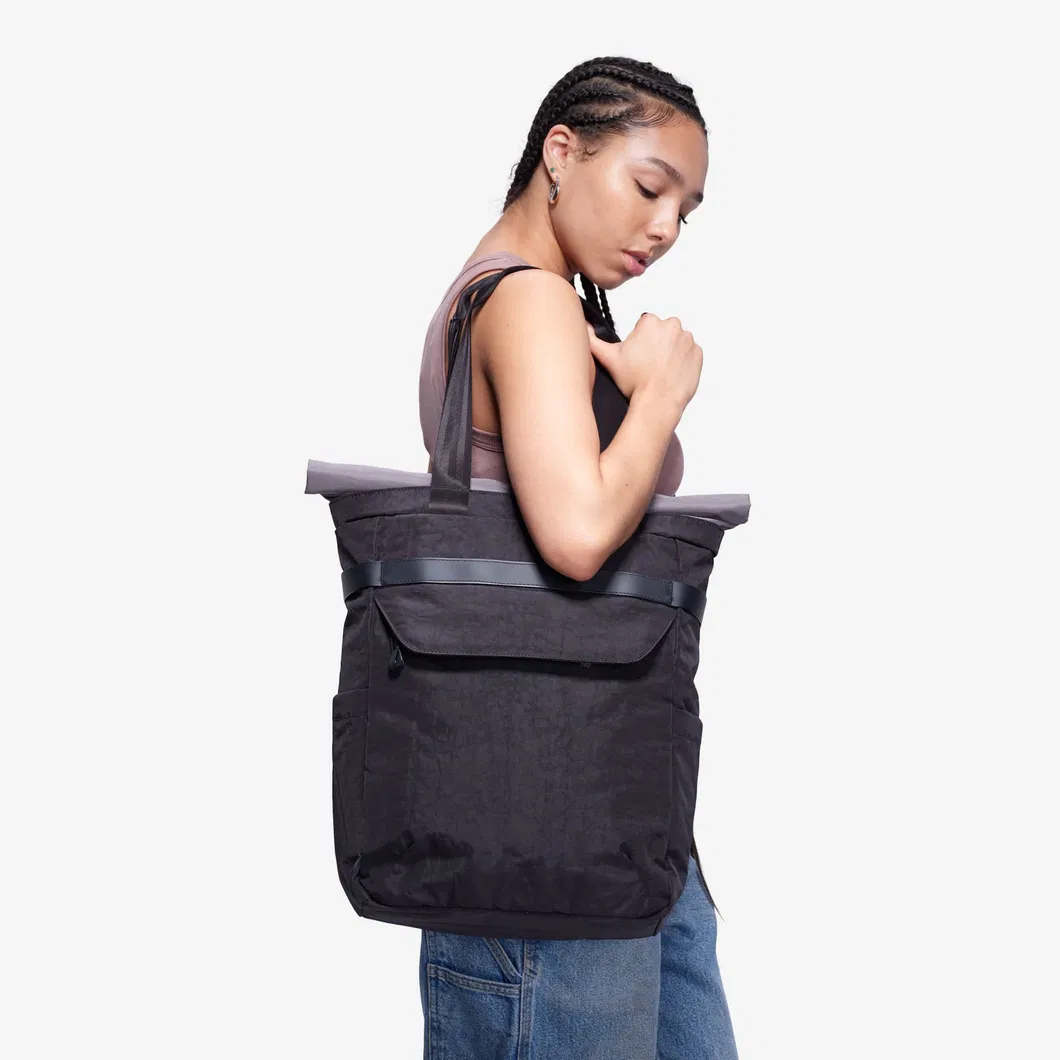Large Water-Proof Roll-Top Backpack with Laptop Compartment Travel Rucksack