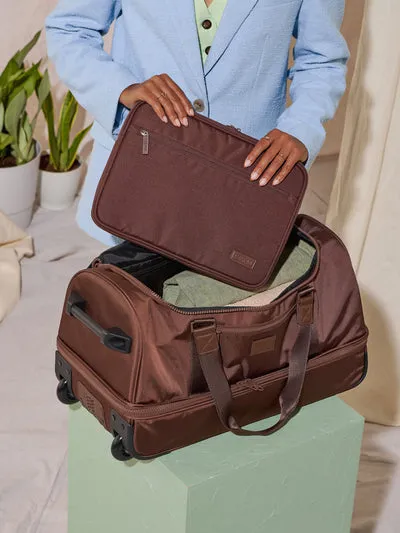 Water-Resistant Heavy Duty Durable Rolling Wheeled Trolley Duffel Bag