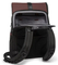 Business Laptop Backpack Waterproof High Tech Daypack with PU Leather USB Charging Port Travel Backpack
