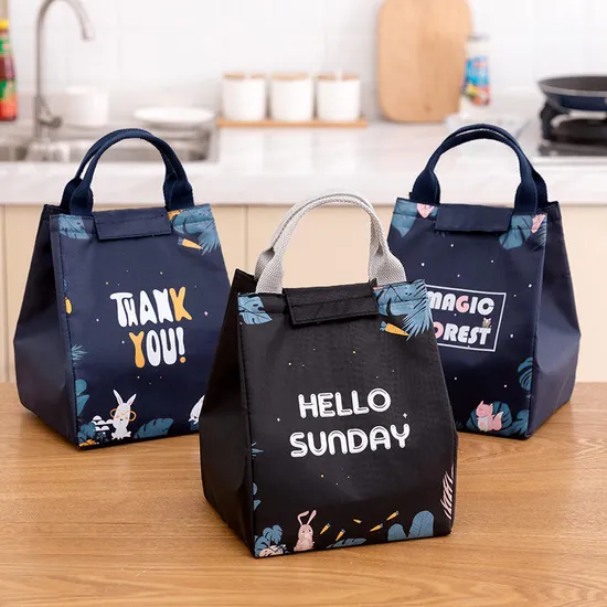 Cheap Factory Price Promotional Custom Thermal Keep Cold Adult and Kids Meal Prep Lunch Boxes Heat Bags