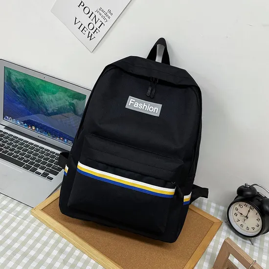 Customized Factory Schoolbag Simple and Versatile Campus Casual Backpack