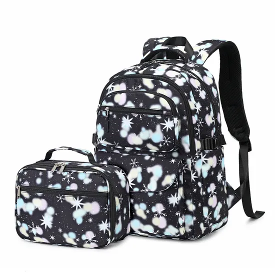 Custom Backpack Set School Backpack with Lunch Cooler Case