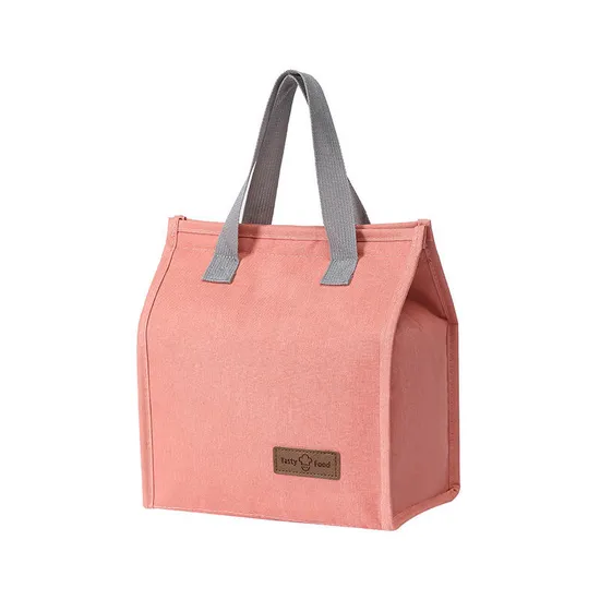 New Thermal Bento Picnic Bag Portable Oxford Cloth Lunch Cooler Bag Thermal Insulation Box for Student Worker
