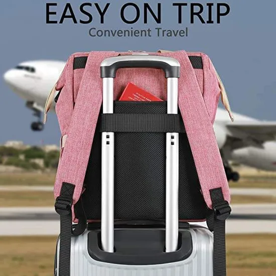 Casual Travel Bookbag Multipurpose Women USB Laptop Work Computer Stylish Purse College Business Backpack