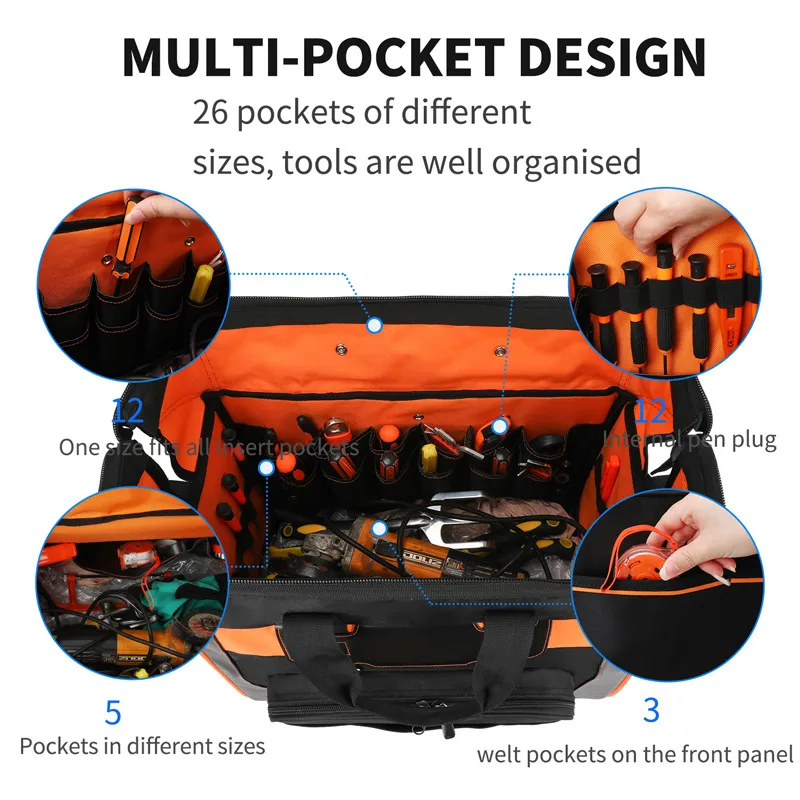 Customized Multifunctional Trolley Tool Tote Bag