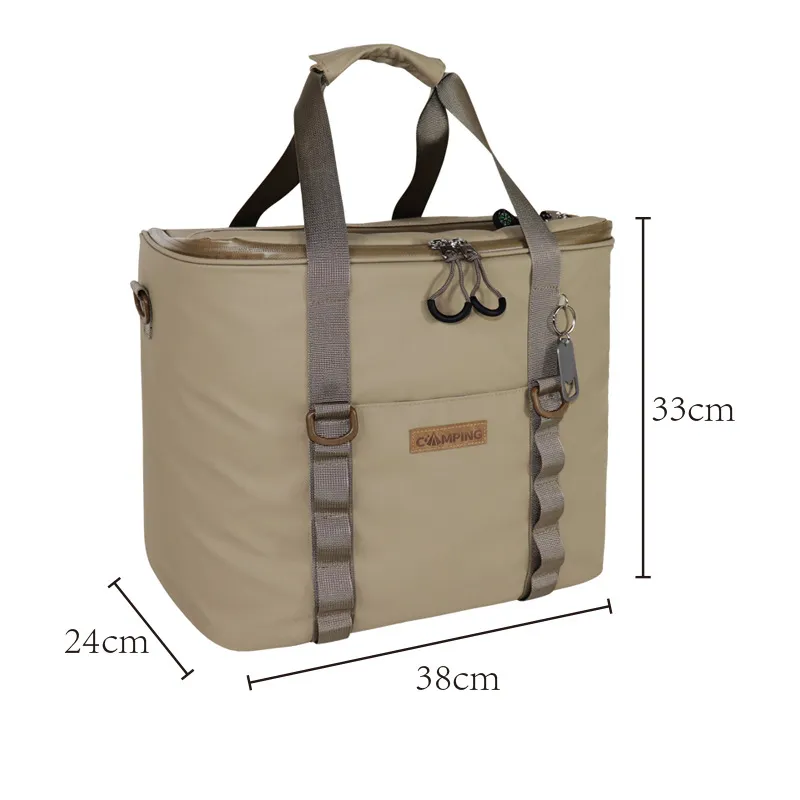 Insulated Waterproof Leak-Proof Cooler Bag Soft Lunch Bag for Men Women