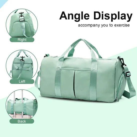 Outdoor Sports Unisex Beauty Luggage Waterproof Large Capacity Duffel Bag with Shoe Compartment Custom Gym Bag