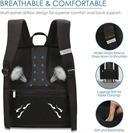 High Quality Anti Theft USB Port Laptop Water Resistant Durable Backpack