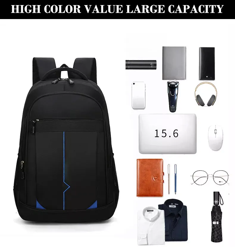 Custom Large Durable Travel Business Bookbags Leisure Laptop Waterproof School Backpack Bag with Logo