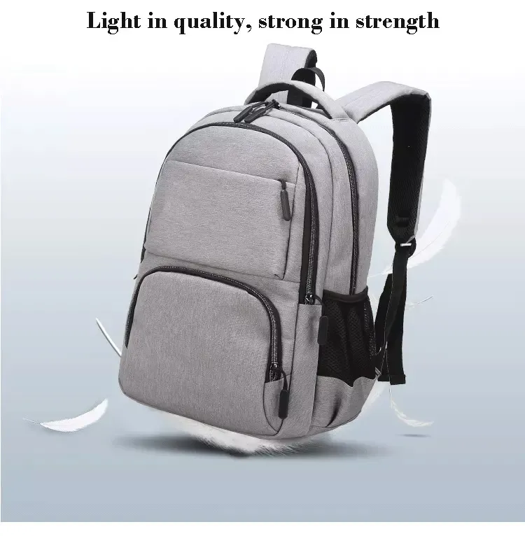 Custom Logo Multifunction Anti-Theft USB Business Laptop Backpacks with Earjack