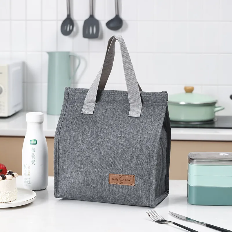 Factory Direct Polyester Material Can Be Customized Logo Convenient Easy to Carry Lunch Bag for School Work Picnic