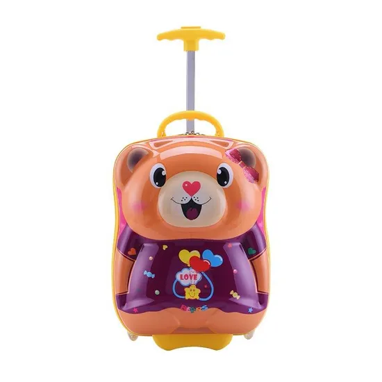 Wholesale 3D Children′s Cartoon Trolley Luggage Bag Baby Suitcase