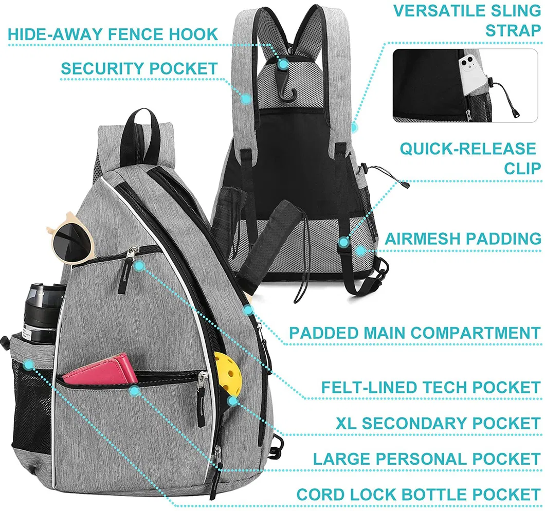 Wholesale Tennis Bagtennis Backpack for Men Woman Pickleball Paddle Racket Bag with Shoes Compartment Racket&prime; S Equipment Bags