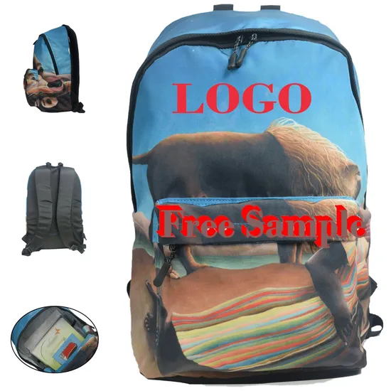 New Design Daypack Waterproof Polyester Schoolbags Back Pack Animals Bookbags Unisex Custom Printed School Bags Backpack