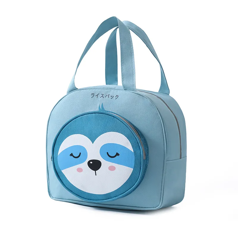 Oxford Cloth Cartoon Animal Lunch Cooler Bag Customizable Waterproof Insulation Lovely Little Penguin Bento Bag