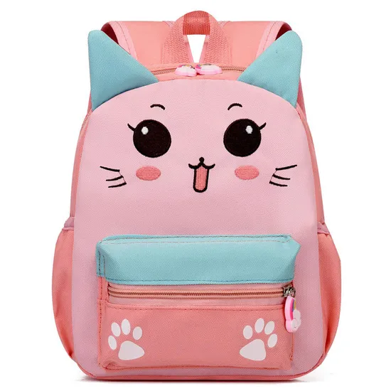 Factory Direct Sale Children Animal Schoolbag Light Custom Kids Backpack Kindergarten Kids School Bag for Boys and Girls