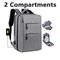 Backpack Laptop Bag Market Polyester Travel Business Bookbag Anti Theft Backpack with USB Charger Port