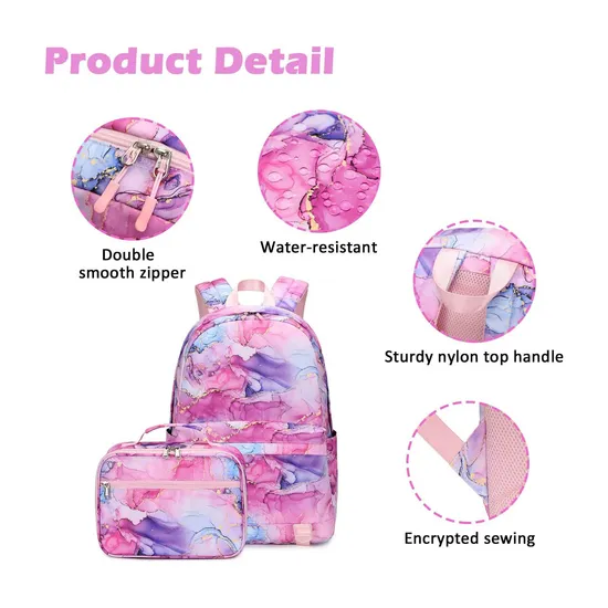 Custom Logo Polyester Children Bags Kids School Backpack for Girls Boys Waterproof Bag Customized