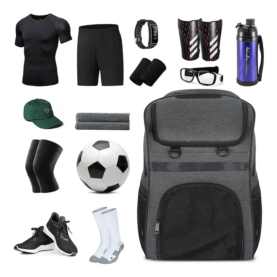 Custom Logo Large Capacity Gym Bag Outdoor with Shoe Compartment Sports Basketball Backpack