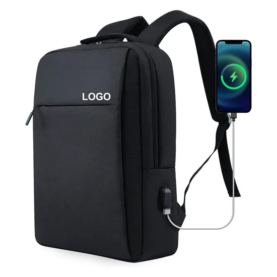 Factory Price Business Style Fashion Laptop Backpack Waterproof Computer Bags USB Rechargeable for Men Women Trip