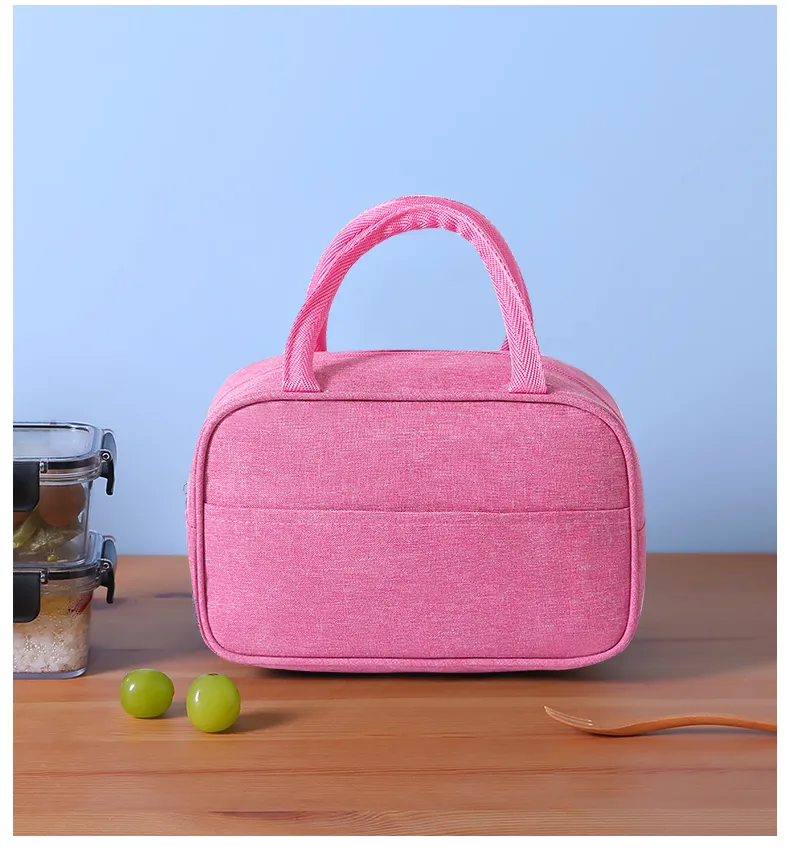 New Design Print Logo Sustainable Kids Student Office Beach Small Insulated Sublimation Cooler Lunch Bag