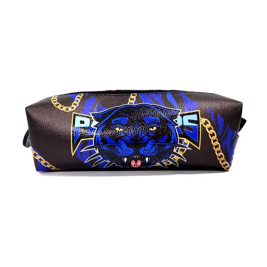 High Quality Leather Animal School Bag Custom Printing 3D Panther Cartoon School Bag for Boys
