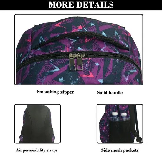 Customize Printed Book Bags Pentagram Backpack School Kids Schoolbags Children Back to School Bags Back Pack for Girls